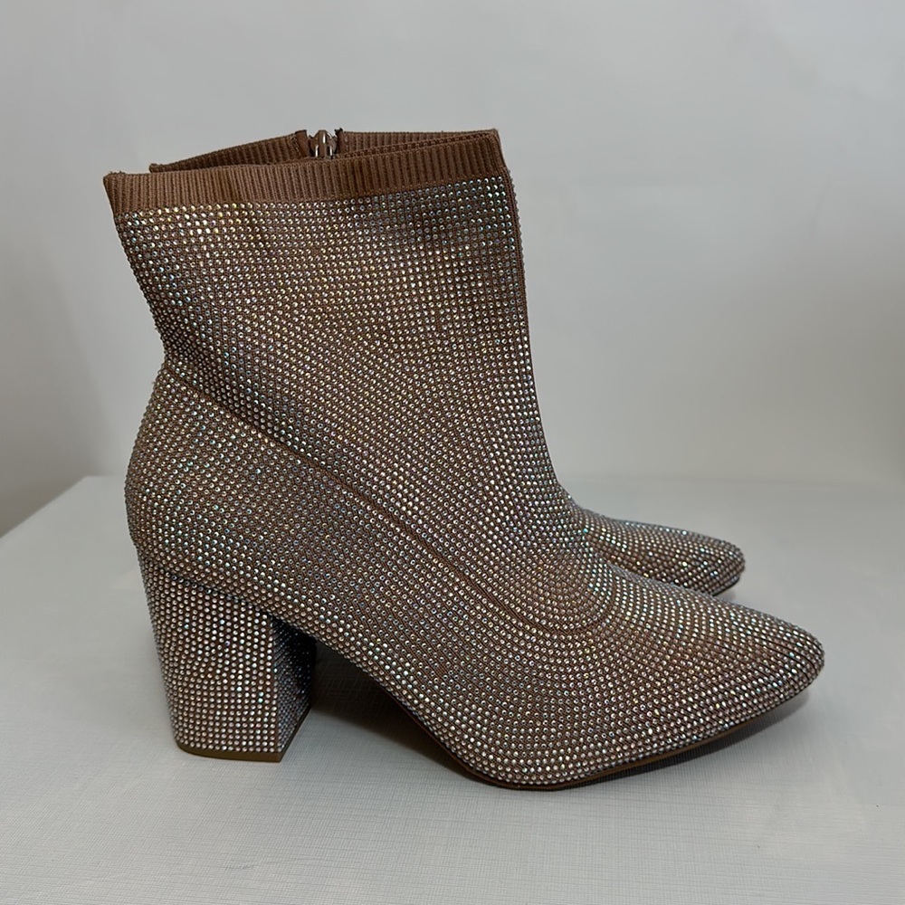 Torrid 11 STRETCH KNIT EMBELLISHED BOOTIE (WW)